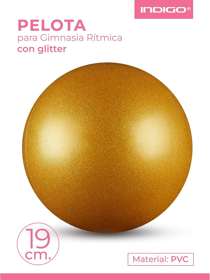 Duna Ball for Rhythmic Gymnastics with Glitter | Ideal for Training and Competition | Two Sizes - Image 2